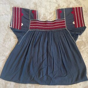 Ulla Johnson top. Wonderful detailing. Front and back are similar.